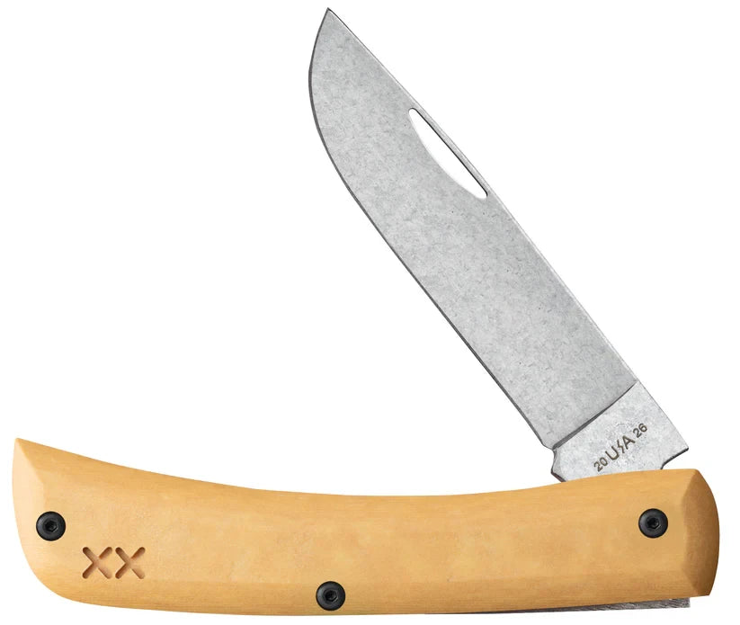Case XX Crossroads Series Sod Buster Jr Folding Knife S35VN/Maple Valley Richlite CA66387