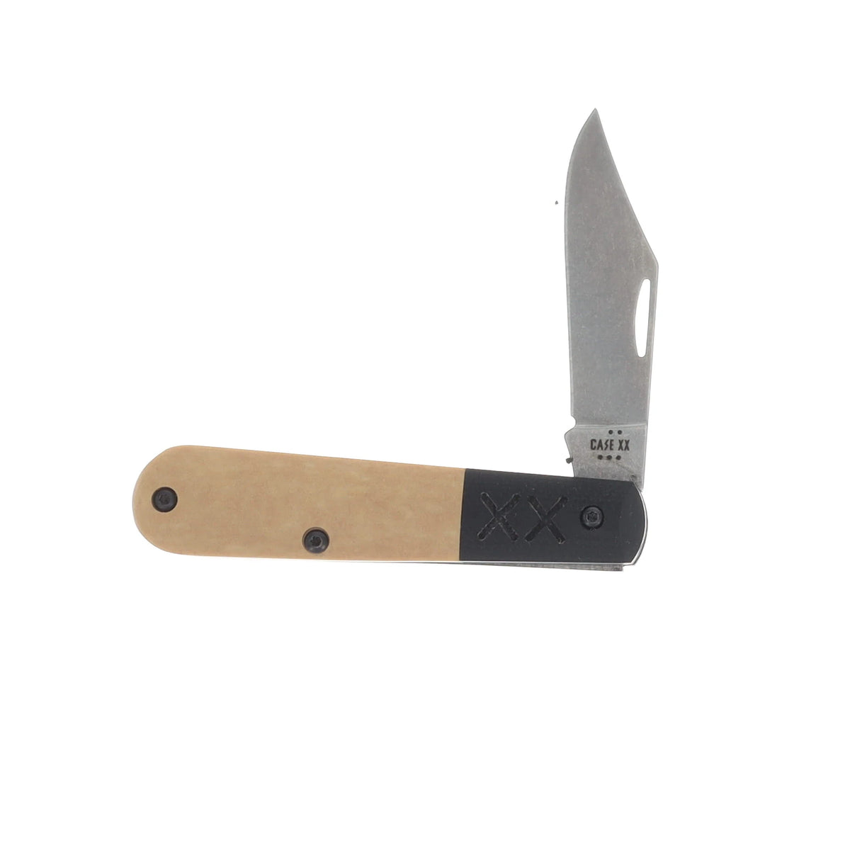 Case XX Crossroads XR Series Barlow Folding Knife S35VN/Smooth Tan Richlite and Black G-10 CA53160