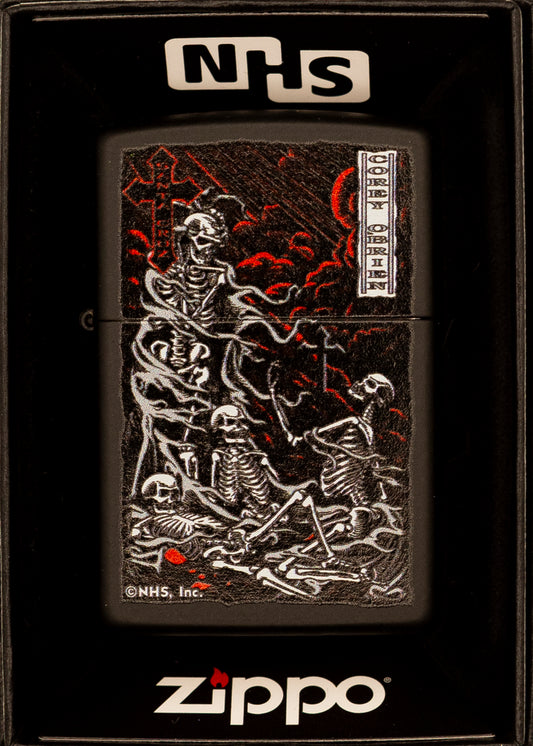Zippo Lighter NHS Corey O'Brien Purgatory Matte Black