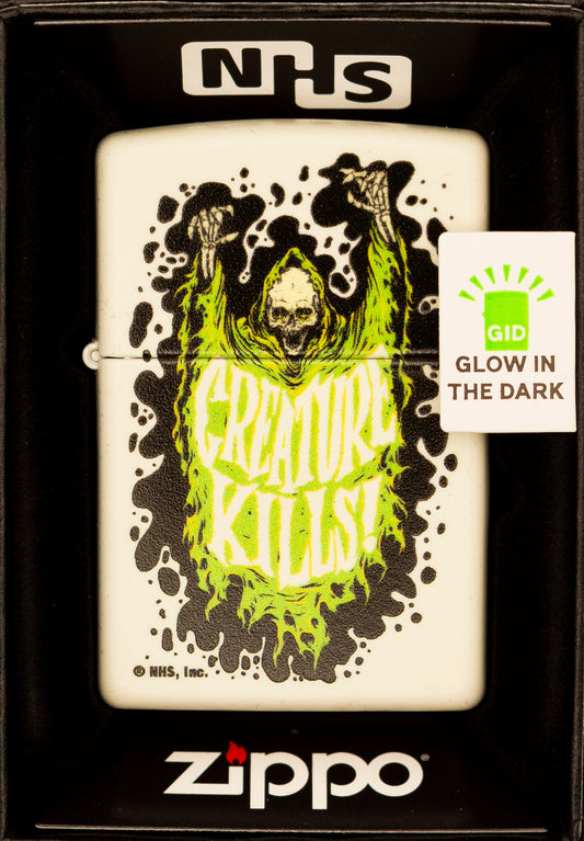 Zippo Lighter NHS Creature Kills Glow in the Dark