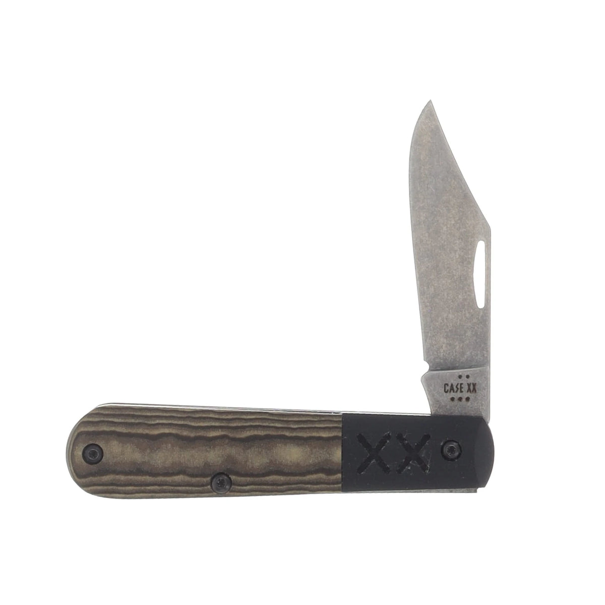 Case XX Crossroads Series XR S35VN/Tan Richlite with Black G-10 Bolsters CA53161