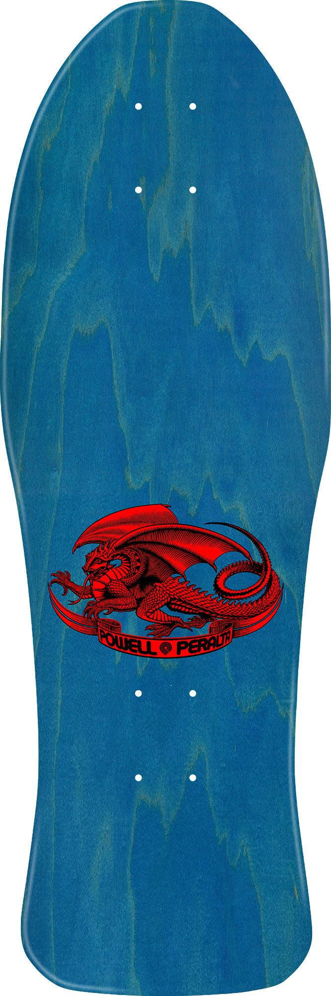 Powell Peralta Steve Caballero Chinese Dragon Reissue Skateboard Deck Aqua Foil - 10 x 30