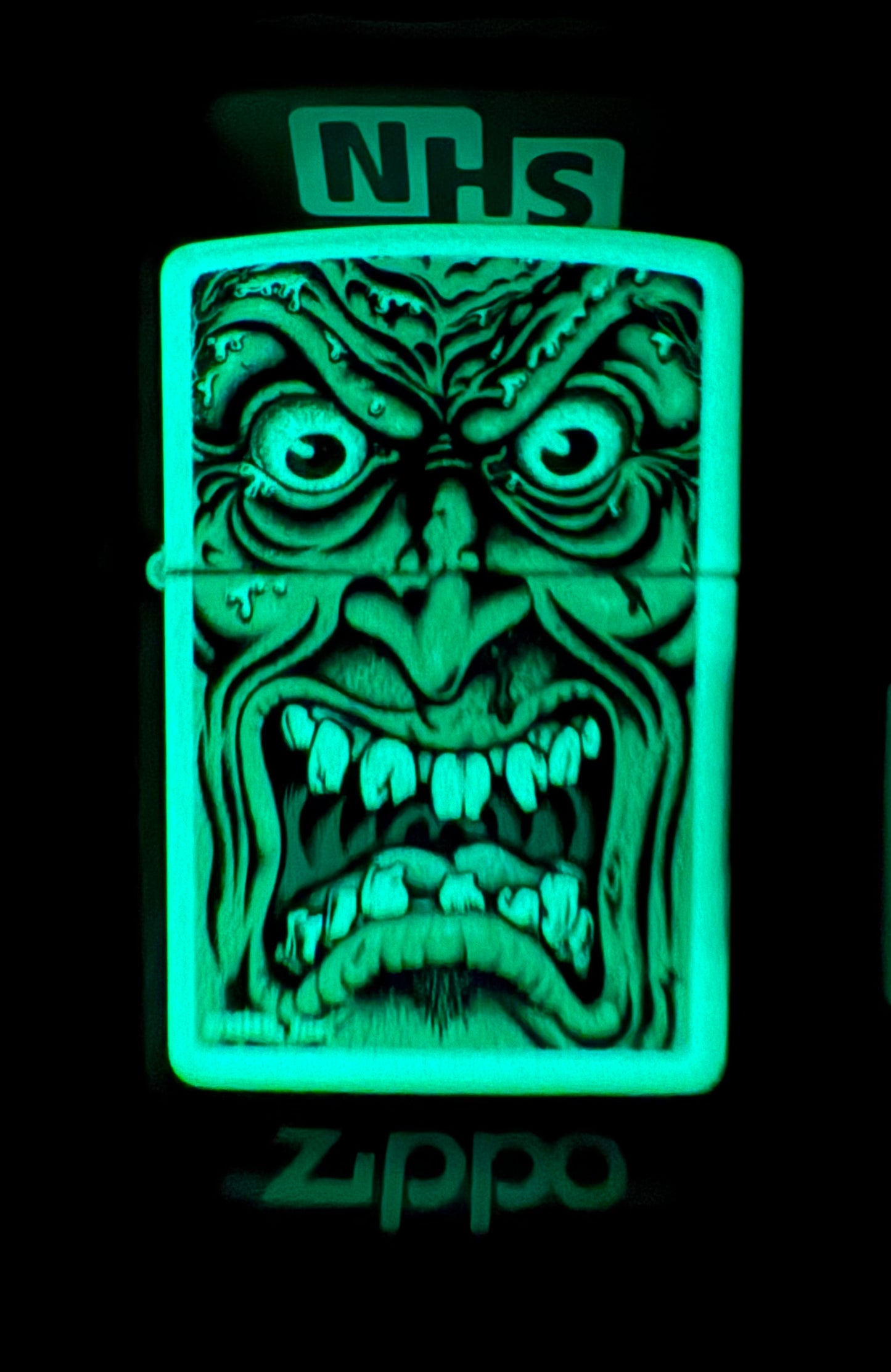 Zippo Lighter NHS Roskopp Glow in the Dark