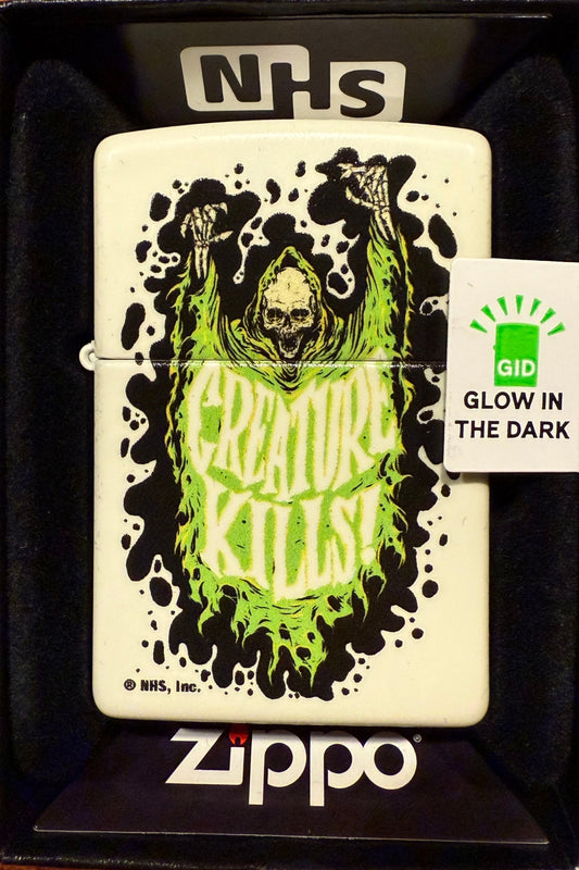 Zippo Lighter NHS Creature Kills Glow in the Dark