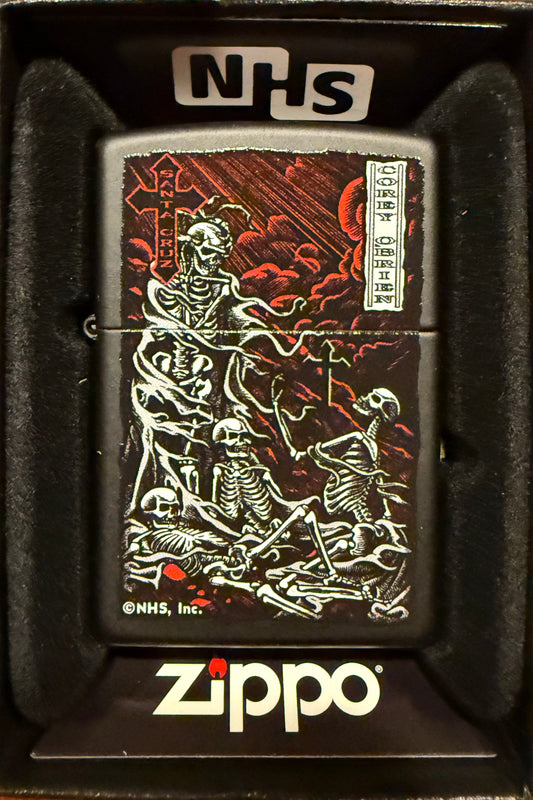 Zippo Lighter NHS Corey O'Brien Purgatory Matte Black