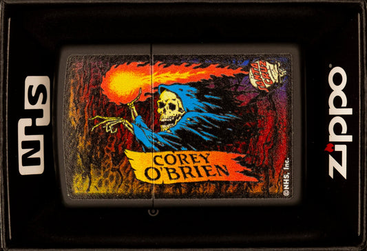 Zippo Lighter NHS Corey O'Brien Reaper Black Matte