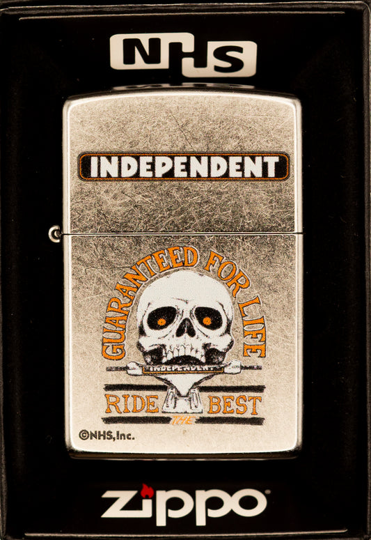 Zippo Lighter NHS Independent Ride the Best Chrome