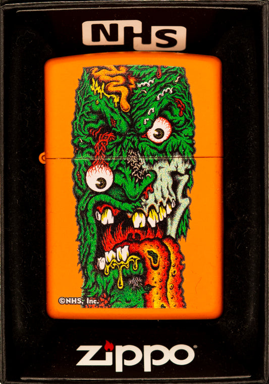 Zippo Lighter NHS Roskopp Face 2 Orange Matte