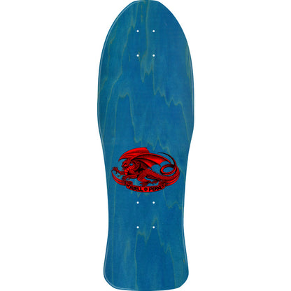 Powell Peralta Steve Caballero Chinese Dragon Reissue Skateboard Deck Aqua Foil - 10 x 30