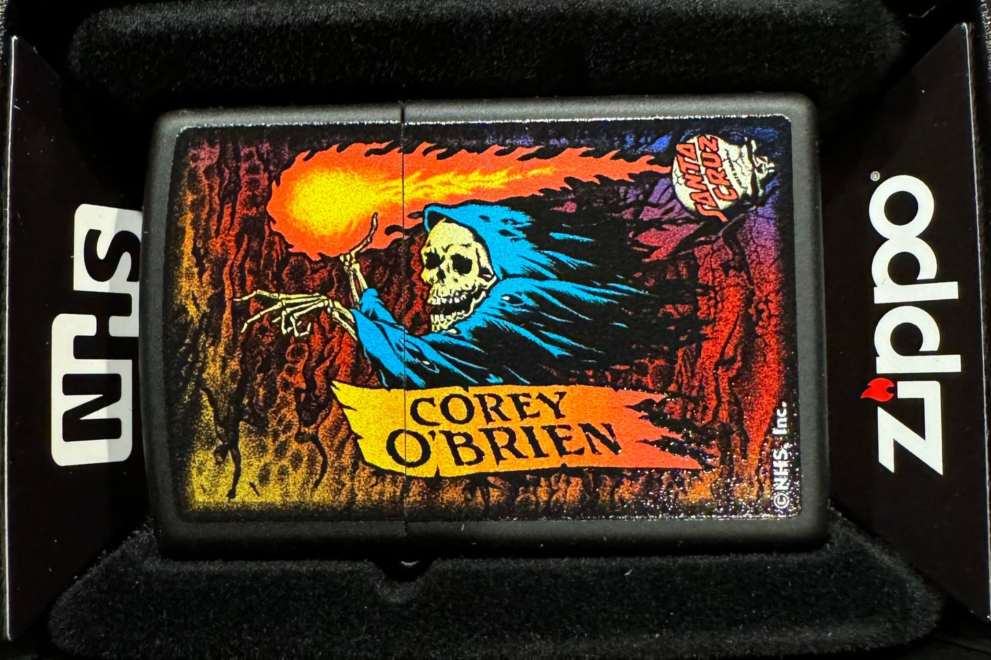 Zippo Lighter NHS Corey O'Brien Reaper Black Matte