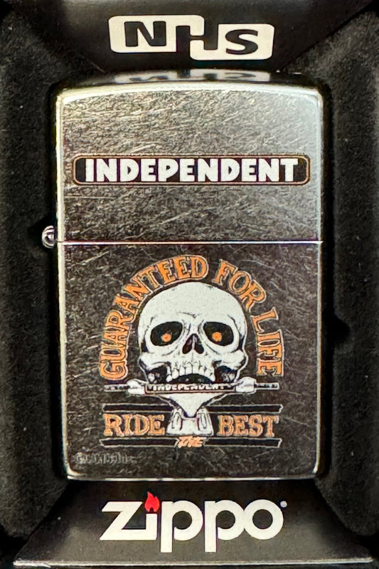 Zippo Lighter NHS Independent Ride the Best Chrome