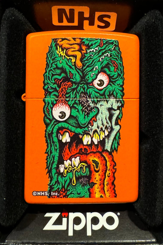 Zippo Lighter NHS Roskopp Face 2 Orange Matte